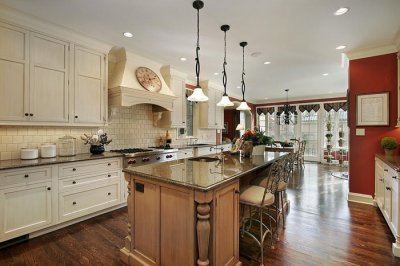What is the thickness of the overall cabinet marble countertop?