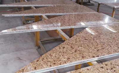 Honeycomb Reinforced Stone Curtain Wall